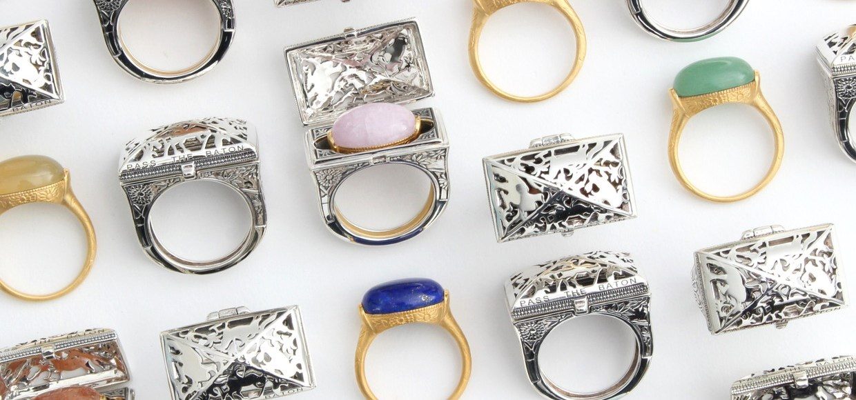hum 半人前 リング  pass the baton Treasure box ring | PASS THE BATON